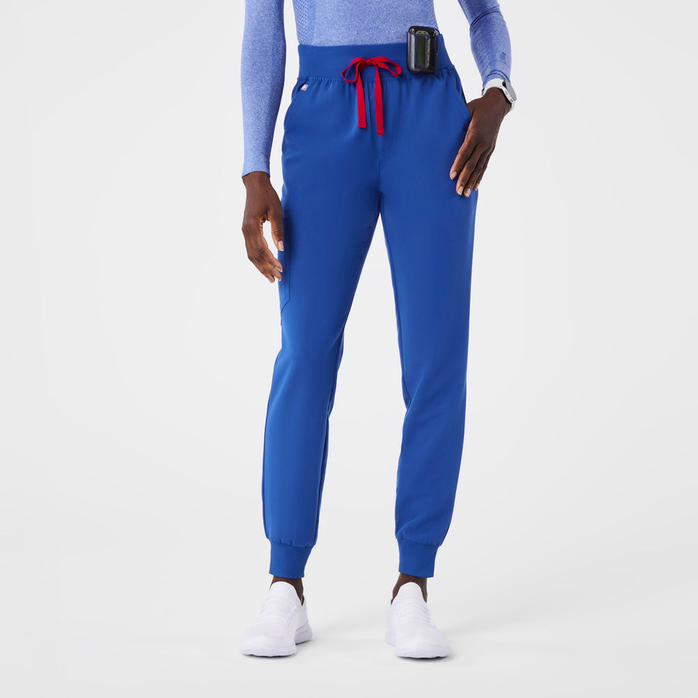 women's Winning Blue High Waisted Zamora - Jogger Scrub Pant™