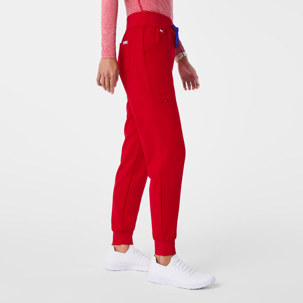 women's Winning Red High Waisted Zamora - Jogger Scrub Pant™