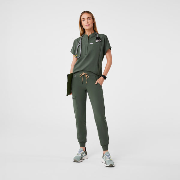 Women's Moss Montex Relaxed Scrub Top