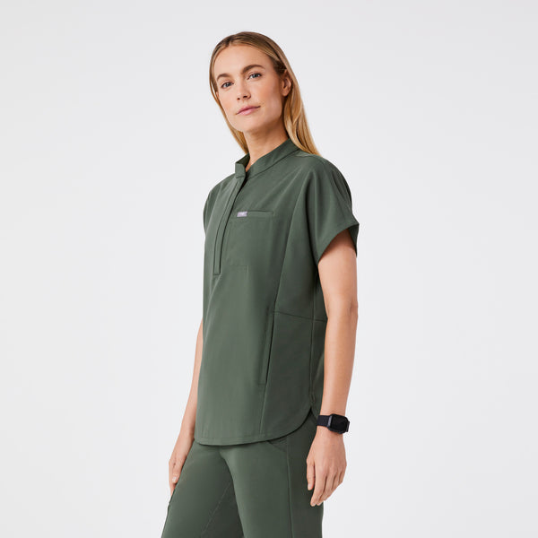 Women's Moss Montex Relaxed Scrub Top