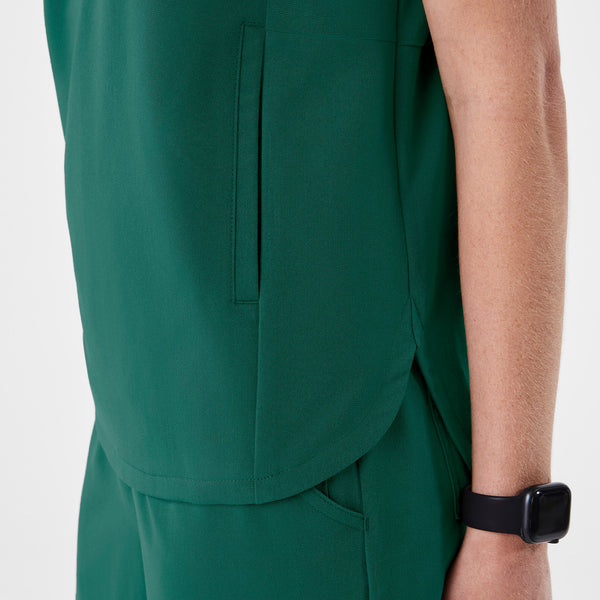 Women's Hunter Green Montex Relaxed Scrub Top