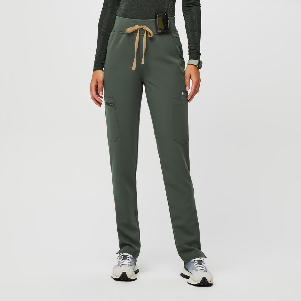 women's Moss High Waisted Yola - Petite Skinny Scrub Pant™