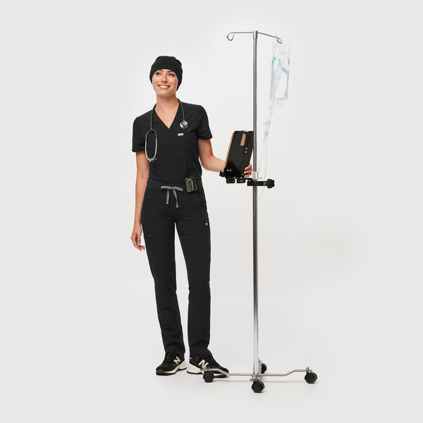 Black Modern - Expandable Scrub Cap