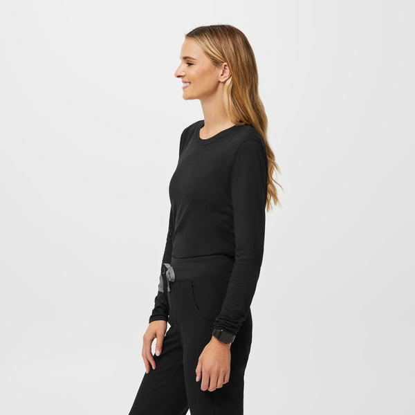Women's Black Supersoft - Longsleeve Underscrub