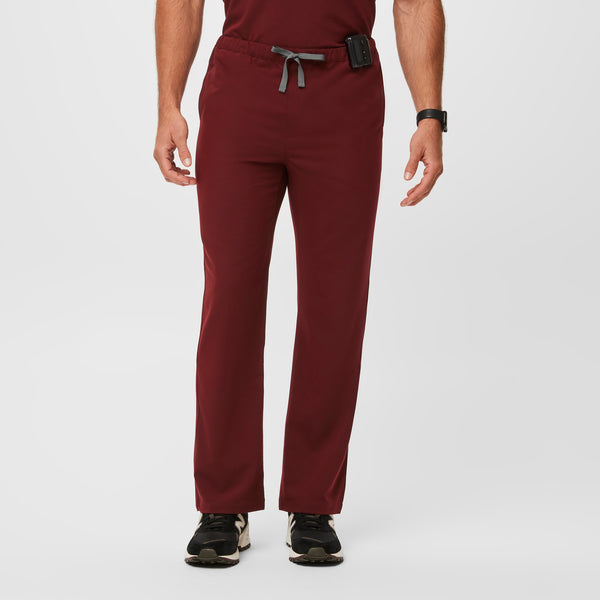 Men's Burgundy Pisco™ - Short Straight-Leg Scrub Pant