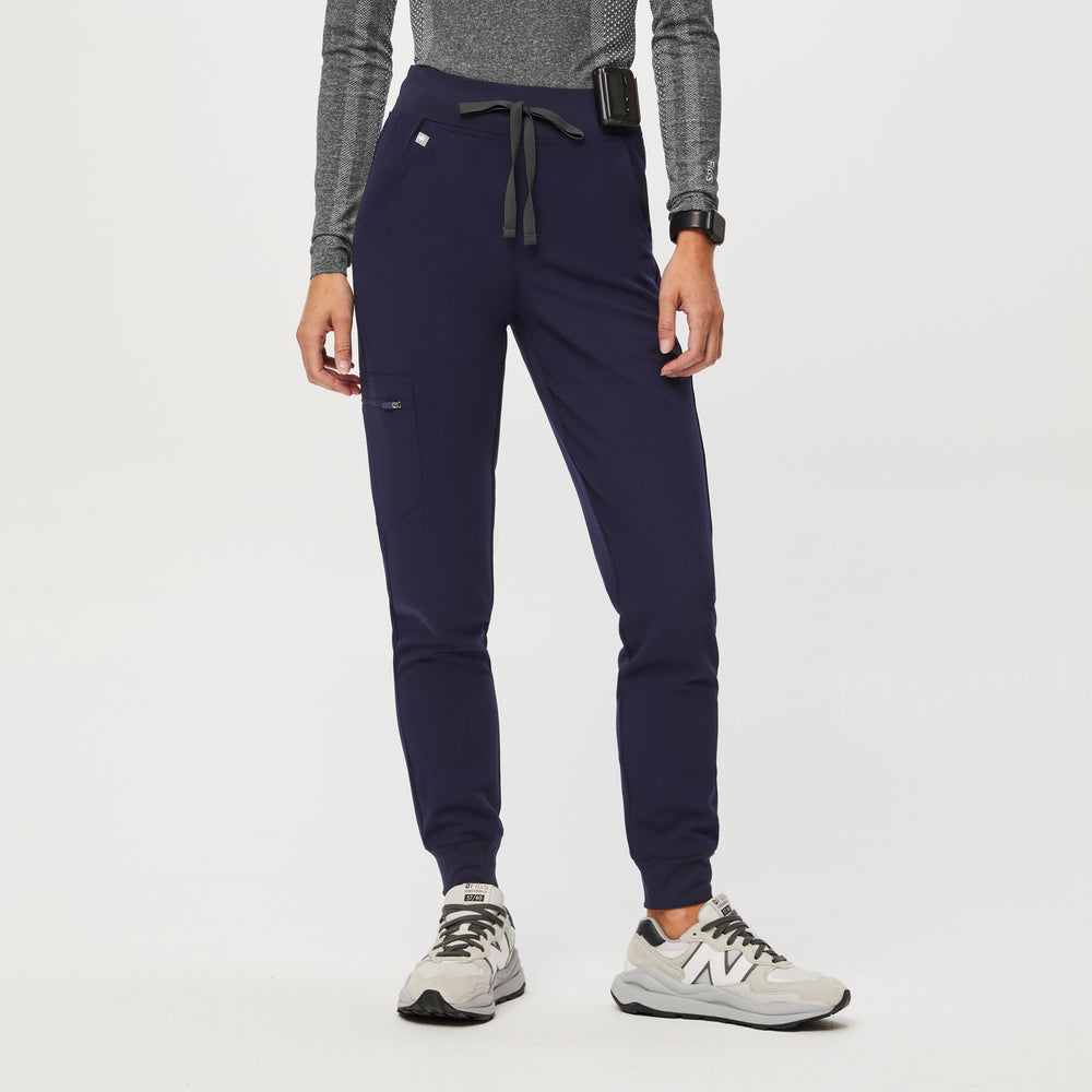 women's Navy Zamora™ High Waisted - Jogger Scrub Pants