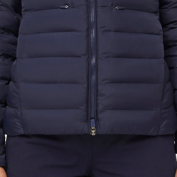 Women's Navy Packable - Puffer Jacket