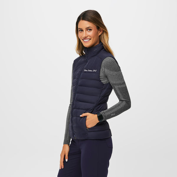 women's Navy On-Shift™ Packable - Puffer Vest