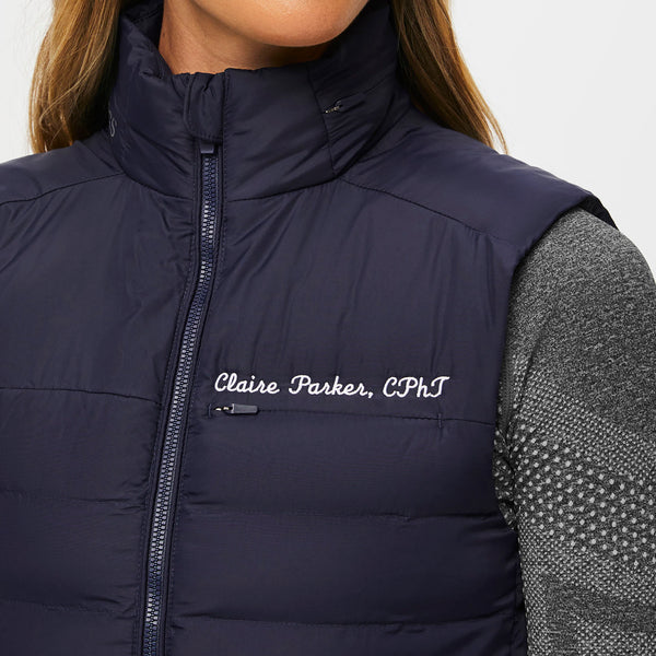 women's Navy On-Shift™ Packable - Puffer Vest