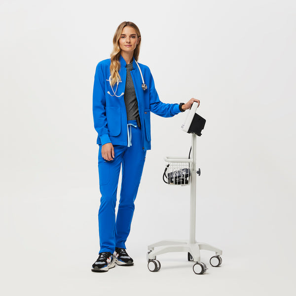 Women's Royal Blue Sebina - Scrub Jacket