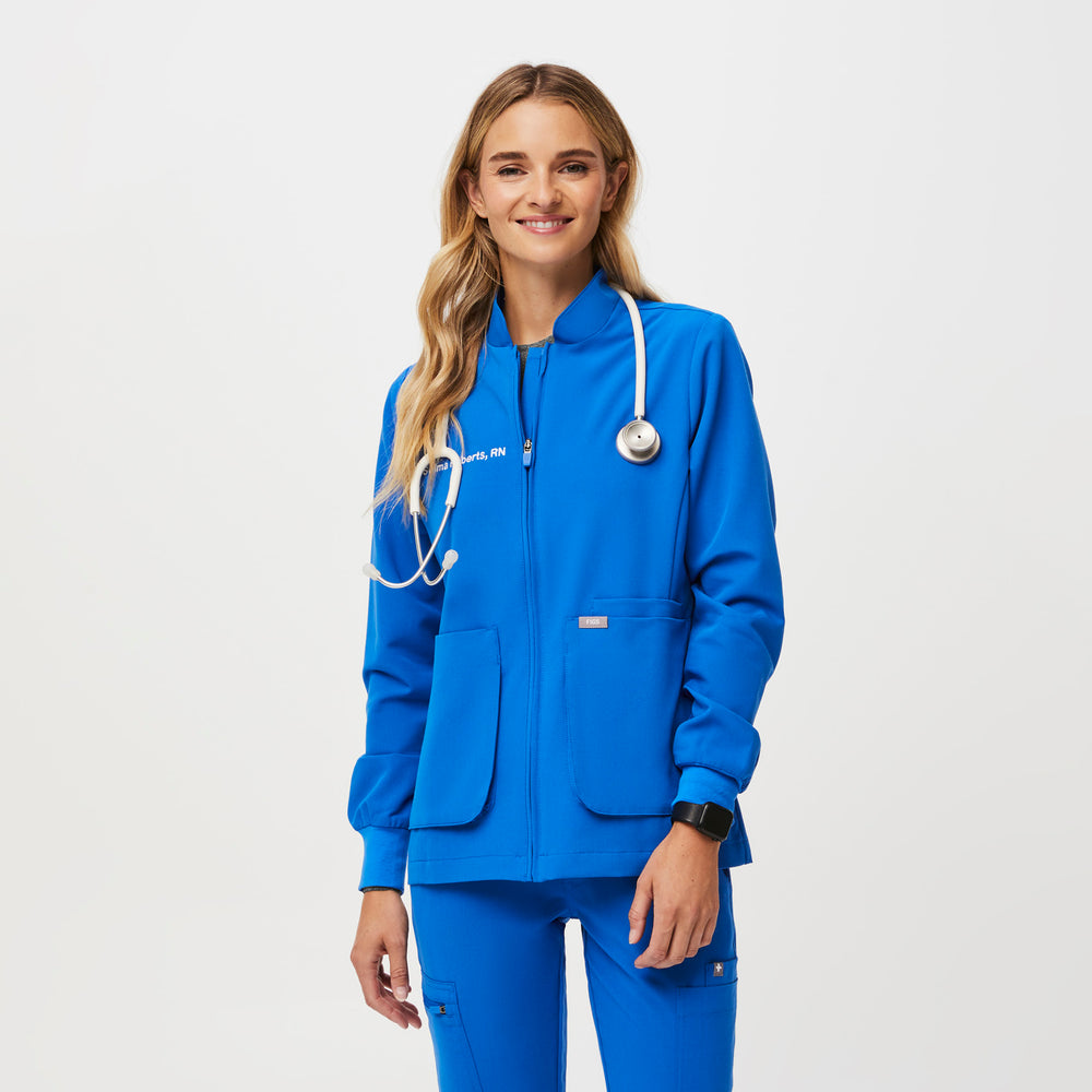 Women's Royal Blue Sebina - Scrub Jacket