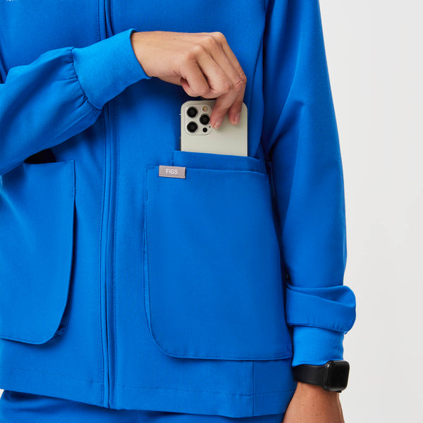 Women's Royal Blue Sebina - Scrub Jacket