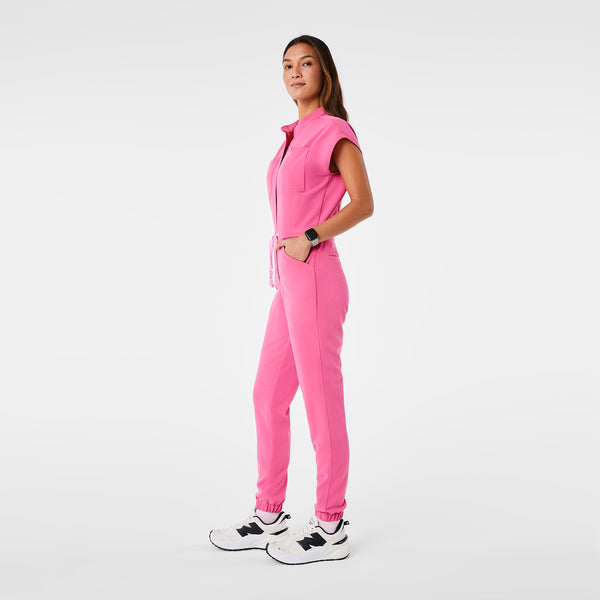 Women's F'ing Pink Rafaela Cargo - Petite ScrubJumpsuit™