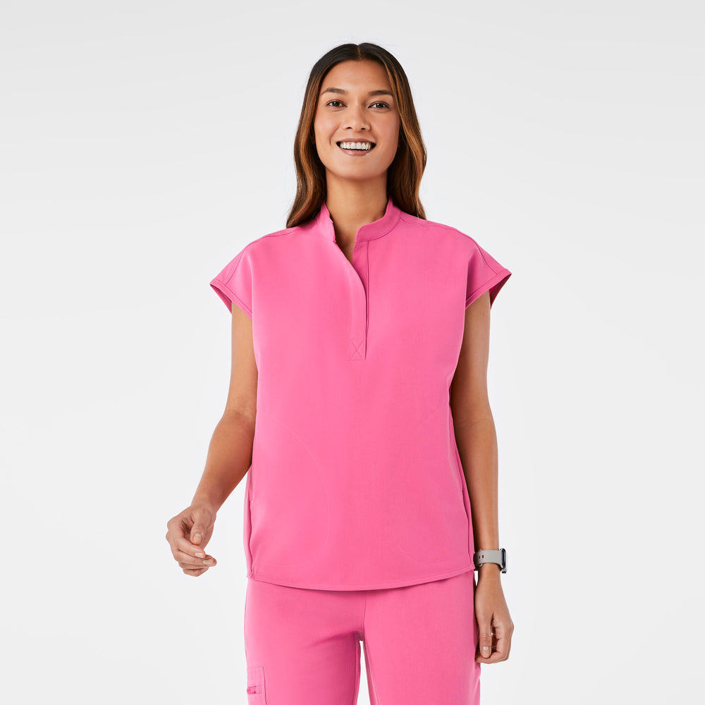 Women's F'ing Pink Rafaela - Oversized Scrub Top™