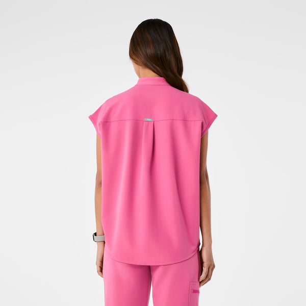 Women's F'ing Pink Rafaela - Oversized Scrub Top™