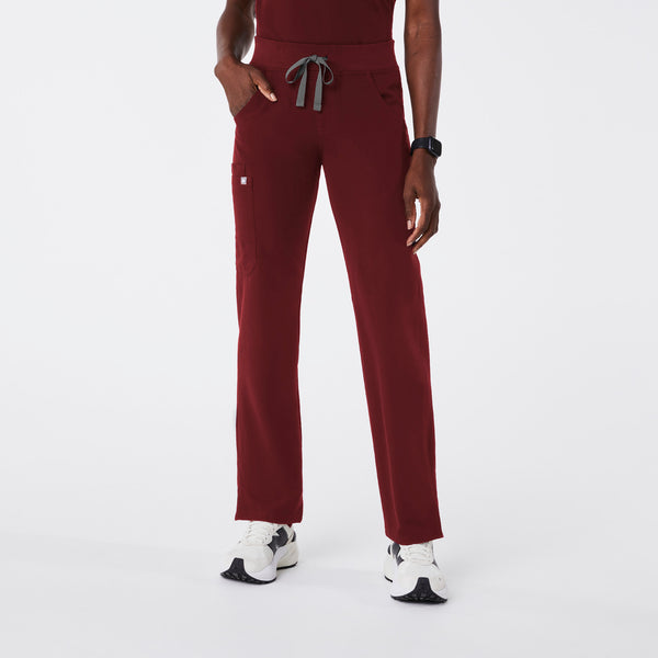 Women's Burgundy Kade - Straight-Leg Scrub Pant™ (3XL - 6XL)