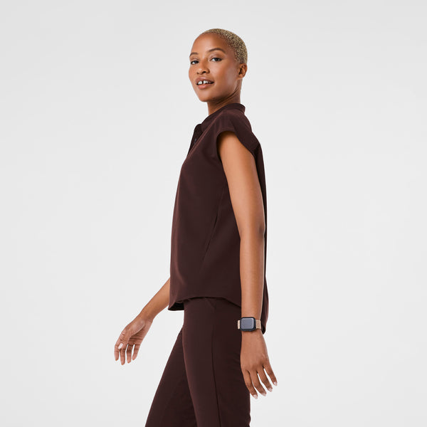 Women's Espresso Rafaela - Oversized Scrub Top™