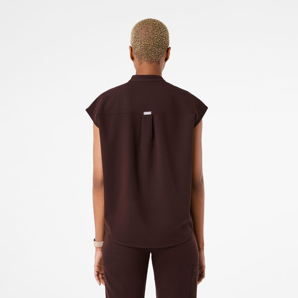 Women's Espresso Rafaela - Oversized Scrub Top™
