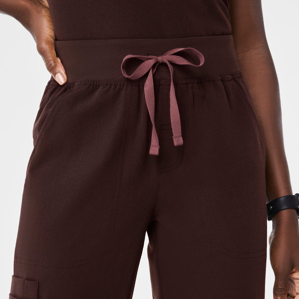 Women's Espresso Isabel High-Rise Wide-Leg - Scrub Pant