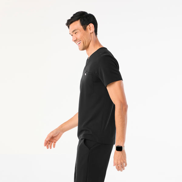 Men's Black Leon -  Scrub Top™