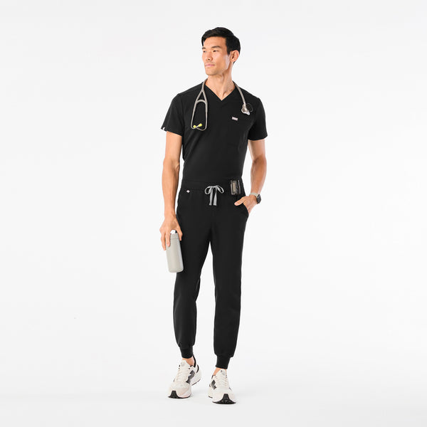 Men's Black Leon -  Scrub Top™