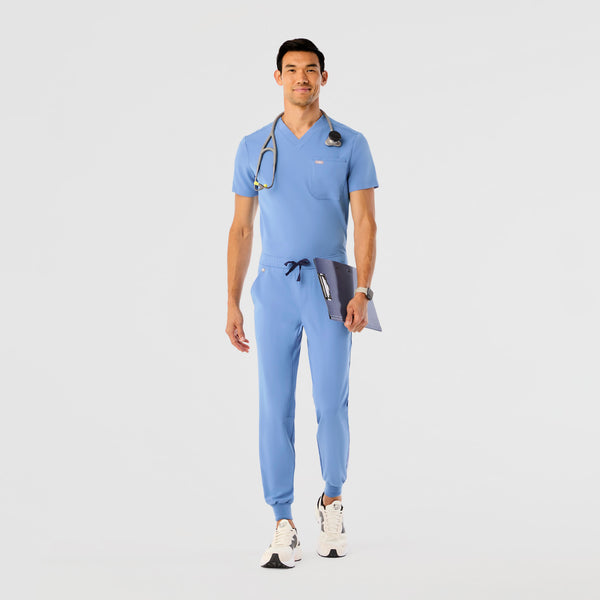 Men's Ceil Blue Leon -  Scrub Top™