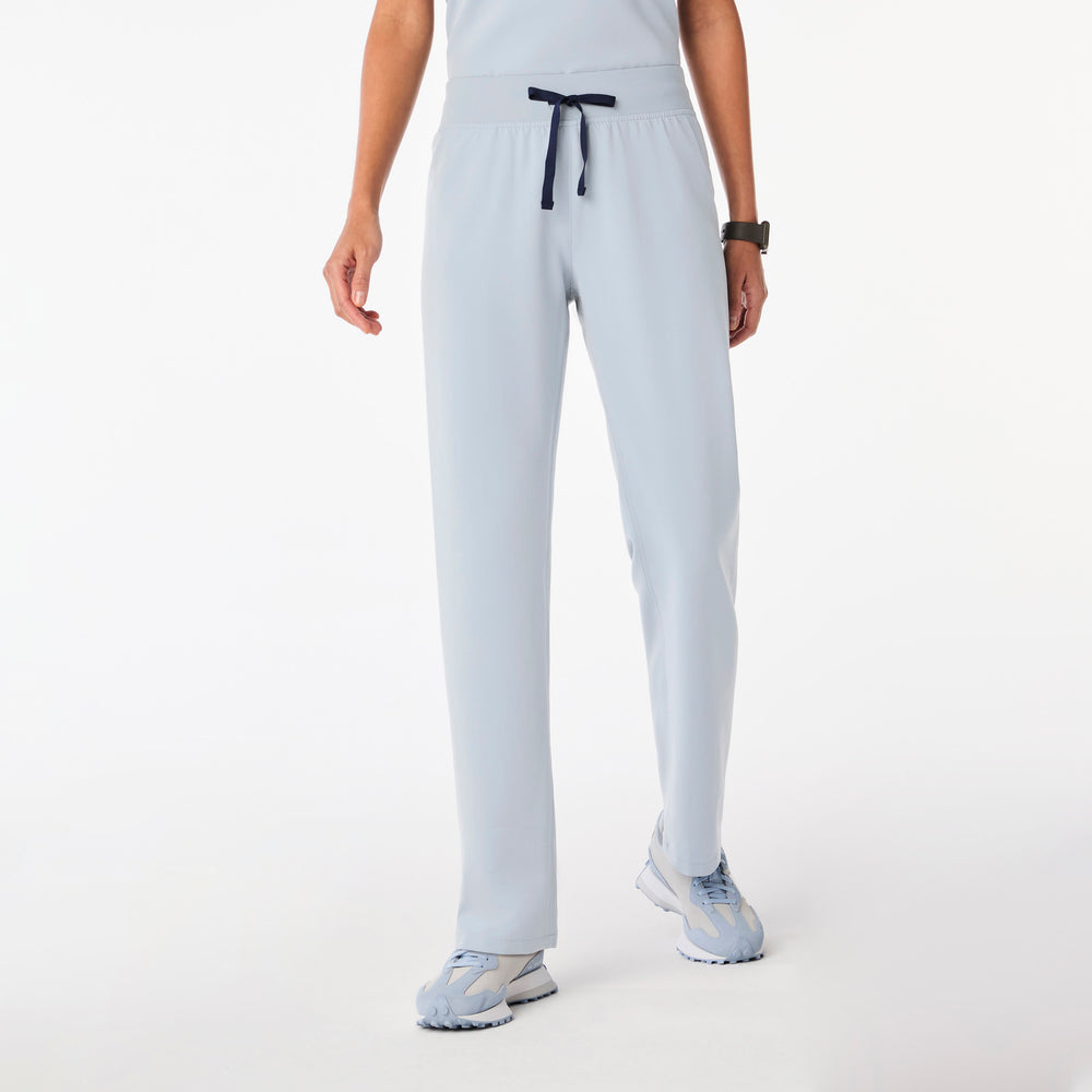 Women's Dusty Blue Livingston High-Rise- Tall Straight-Leg Scrub Pant™