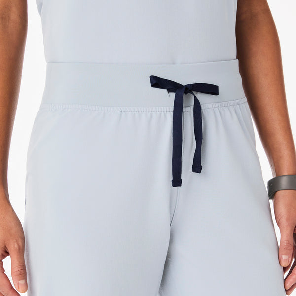 Women's Dusty Blue Livingston High-Rise- Petite Straight-Leg Scrub Pant™