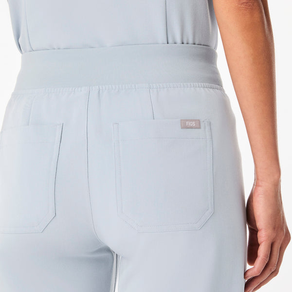 women's Dusty Blue High Waisted Livingston - Basic Scrub Pant™