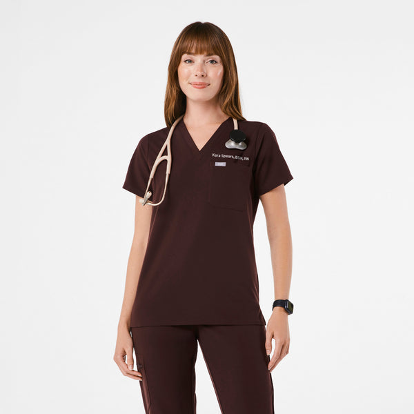 Women's Espresso Catarina -  Scrub Top™