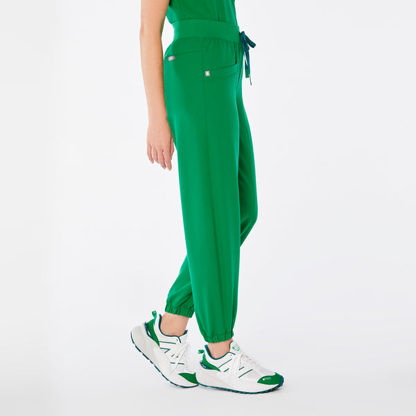 women's Evergreen High Waisted Rio Relaxed Jogger Petite Scrub Pants