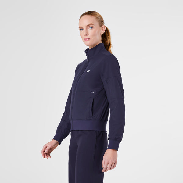 Women's Navy Float Bomber Jacket™