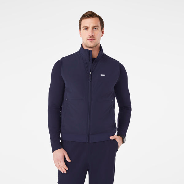Men's Navy Float Bomber Vest™