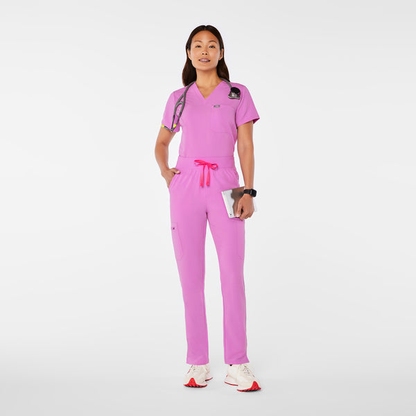 women's Pink Cloud High Waisted Yola - Petite Skinny Scrub Pant™