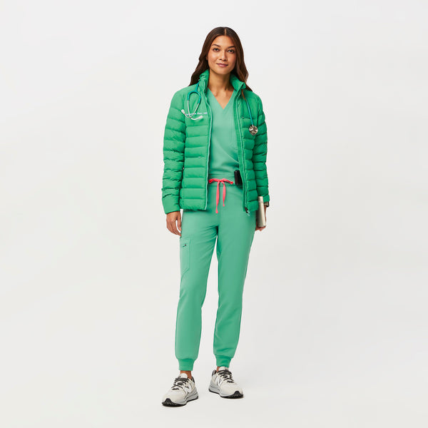 Women's Surgical Green Packable - Puffer Jacket