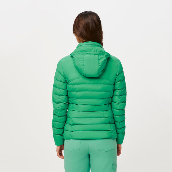 Women's Surgical Green Packable - Puffer Jacket