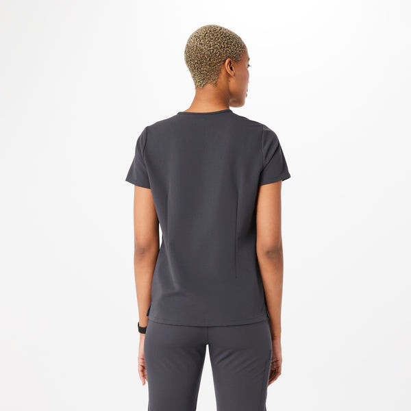 Women's Charcoal Casma -  Scrub Top