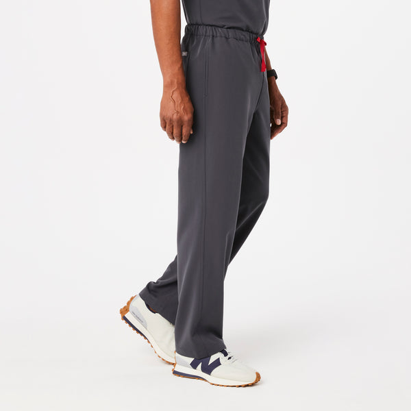 Men's Charcoal Pisco - Short Straight-Leg Scrub Pant