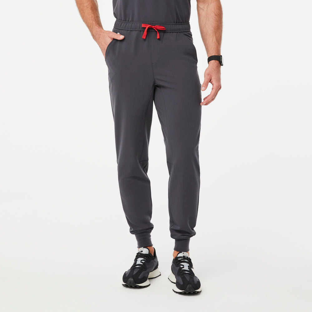 Men's Charcoal Tansen - Short Jogger Scrub Pants