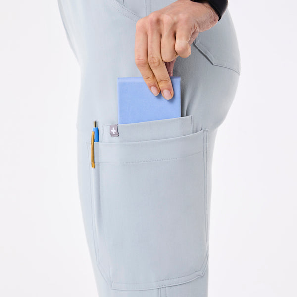 Women's Dusty Blue Yola High-Rise Slim  -  Scrub Pant™