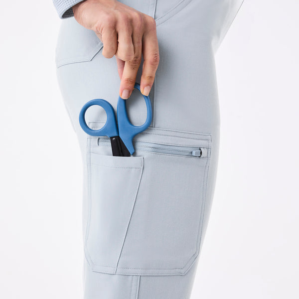 Women's Dusty Blue Yola High-Rise Slim  -  Scrub Pant™