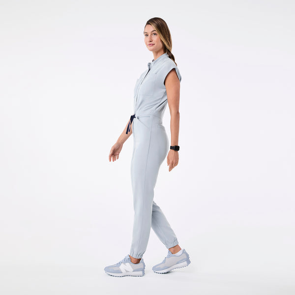 Women's Dusty Blue Rafaela Cargo - ScrubJumpsuit™