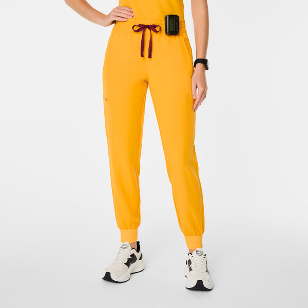 women's Emergency Yellow Uman Relaxed Jogger Scrub Pant