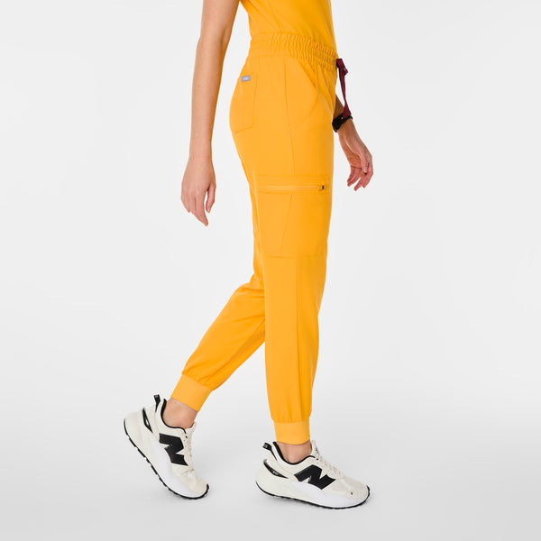 women's Emergency Yellow Uman Relaxed Jogger Scrub Pant