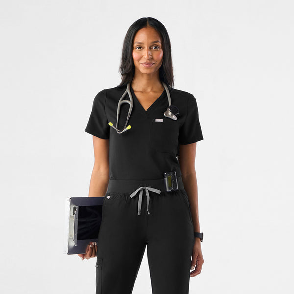 Women's Black Catarina Scrub Top™