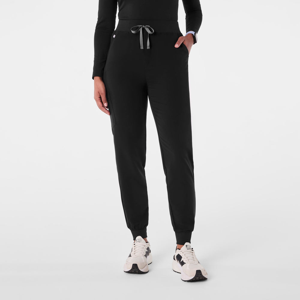 Women's Black Zamora™ High-Rise - Jogger Scrub Pant