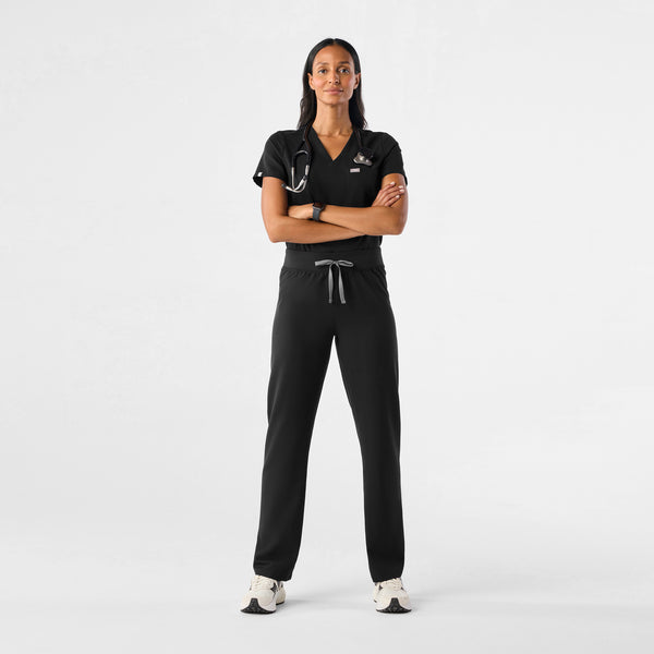 Women's Black Livingston High-Rise - Tall Straight-Leg Scrub Pant™
