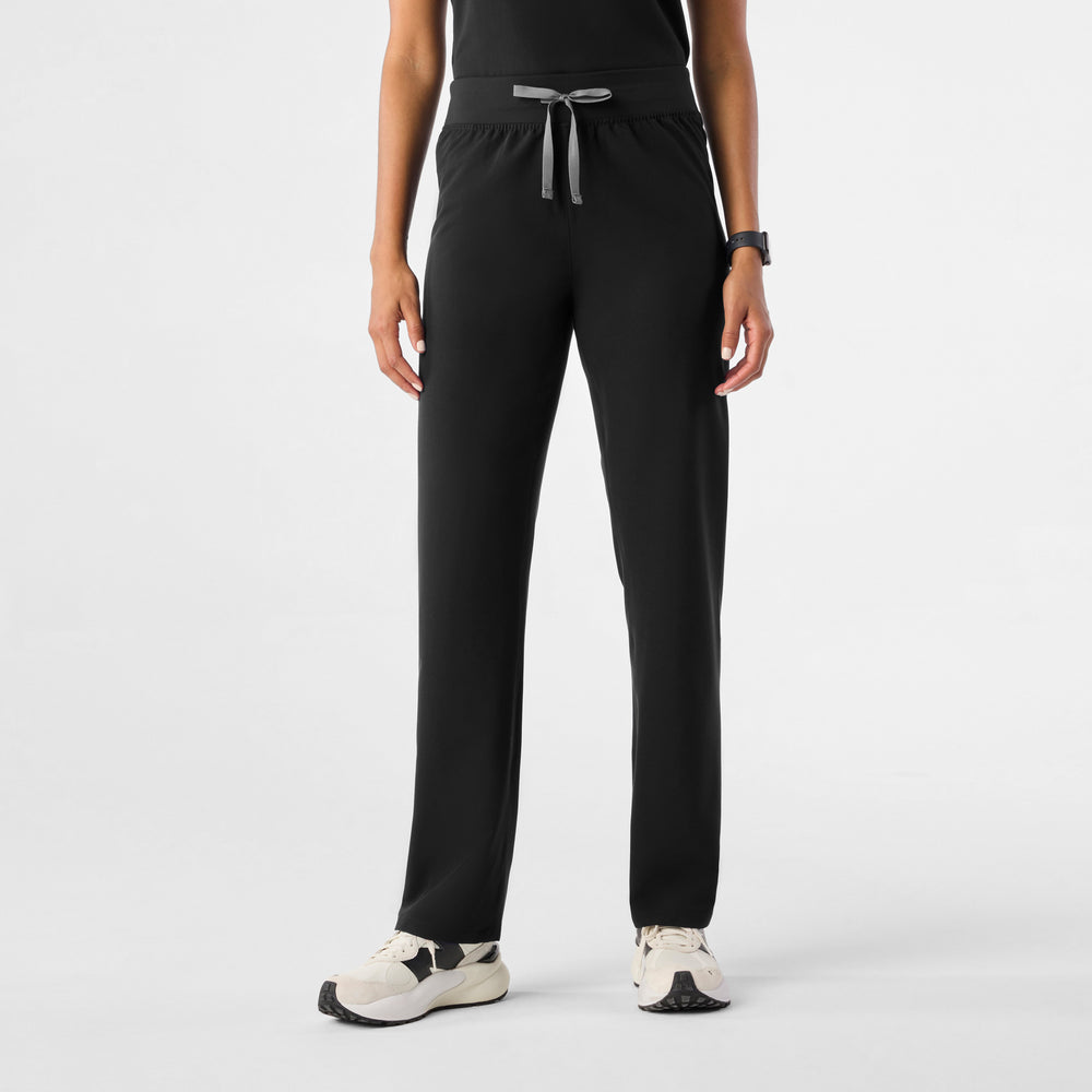 women's Black Livingston™ High Waisted - Petite Basic Scrub Pants