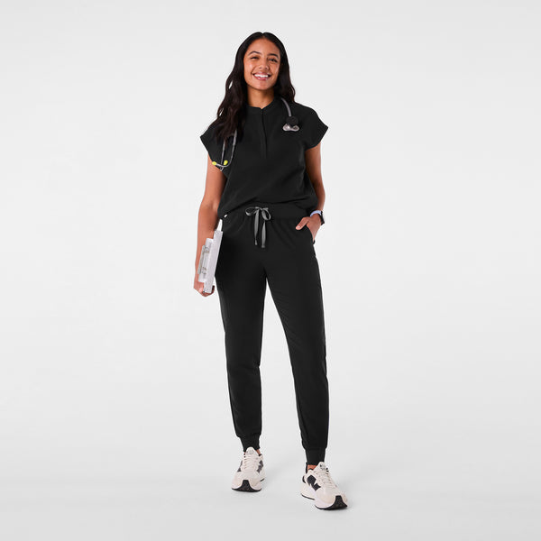 women's Black Zamora™ High Waisted - Tall Jogger Scrub Pants