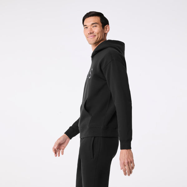 Men's Black Off-Shift Figs Logo Hoodie Sweatshirt™